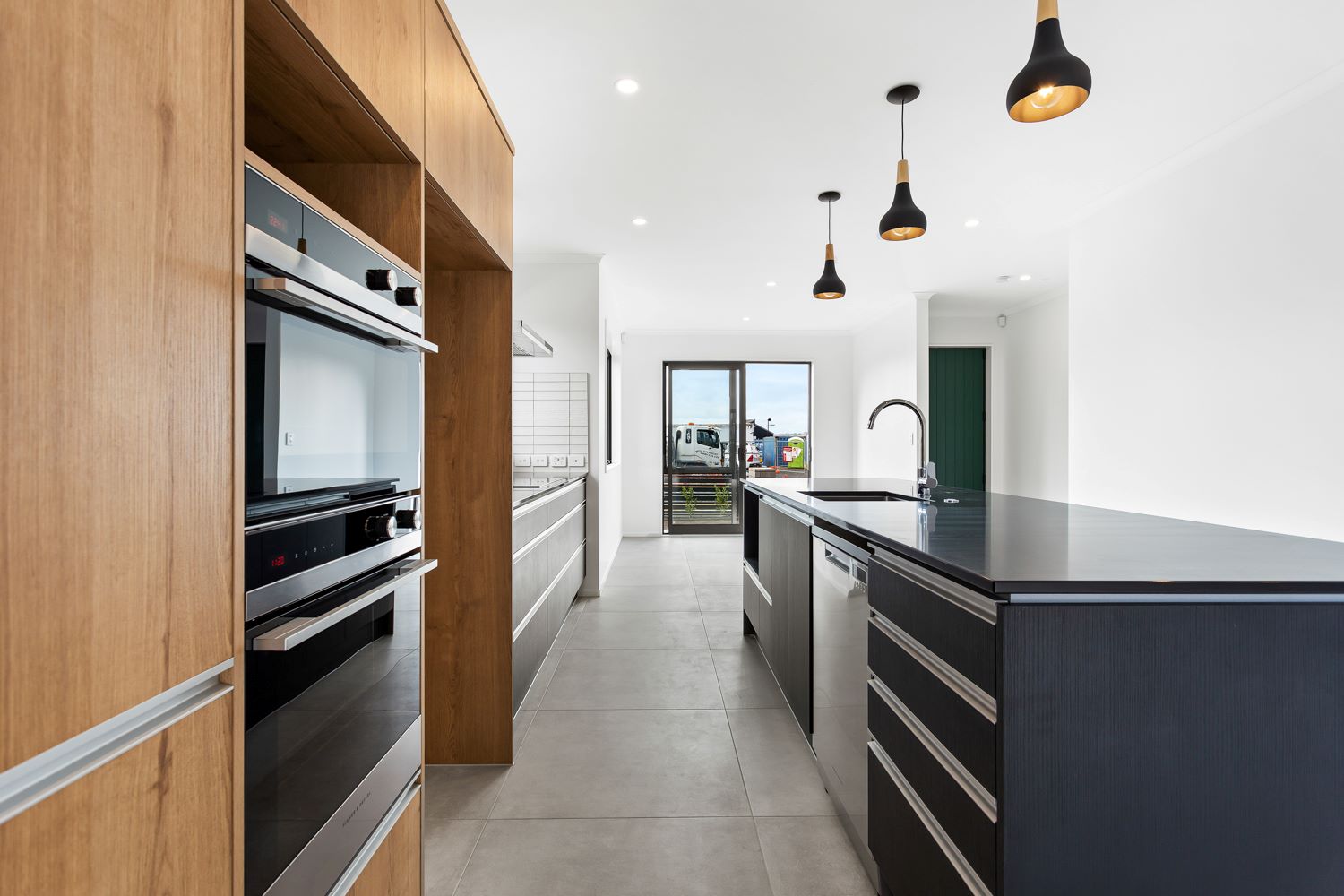 Melteca Kitchen Stone Top Push to Open in Auckland