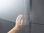 Image of a cupboard with push to open